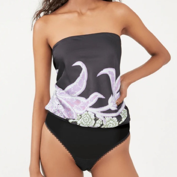 Free People Sundown bodysuit strapless open back - Picture 2 of 7